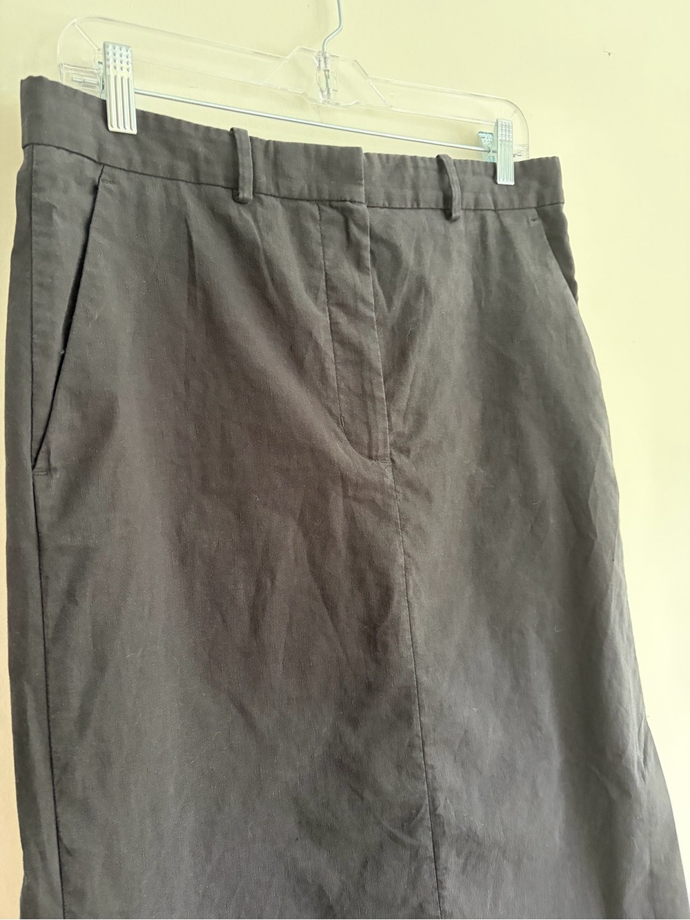 COS Black Maxi Skirt with Belt Loops